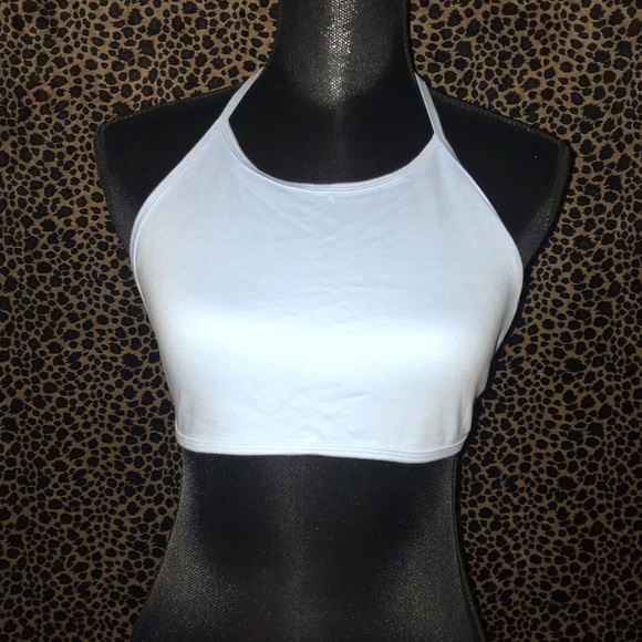 DEADSTOCK AMERICANđź’™APPAREL HALTER TOP - Picture 1 of 9
